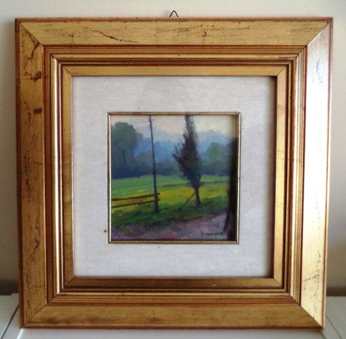 Franco negro quadro olio - quadro,
