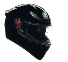CASCO INTEGRALE AGV HELMETS K1 S MONO NERO LUCIDO E2206 TAGLIA XS S M L XL