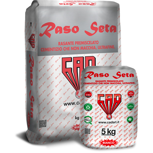 Rasante fine bianco raso seta - bianco,