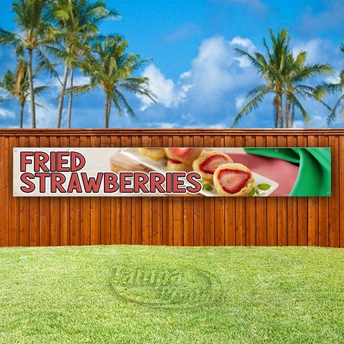 Fragole fritte pubblicità - fritte,