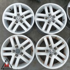 SET 4 CERCHI IN LEGA 6Jx14 5x100 ET43 VOLKSWAGEN FOX 2005-2011 usati (109534)