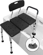 Sedia per Vasca Da Bagno per Anziani Con Braccioli Imbottiti, Seduta Antiscivolo