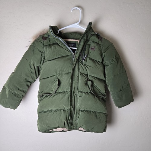 Benetton piumino cappuccio