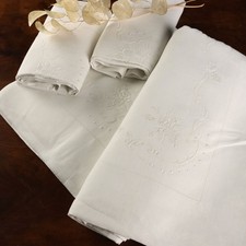 Lenzuolo in Lino con Due