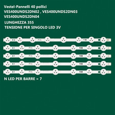 KIT 5 BARRE STRIP LED TV