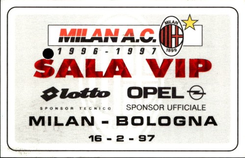 Biglietto stadio milan c - stadio,