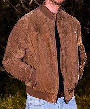 Bomber pelle scamosciata - pelle, di