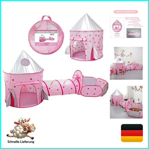Tenda gioco con tunnel - tenda,