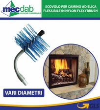 Scovolo per Camino Ad Elica Flessibile in Nylon Flexybrush Varie Diametri
