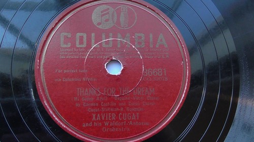 Xavier cugat 78rpm single - cugat,