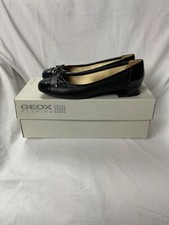 Scarpe basse da donna Geox, colore nero, in pelle, tg. 35 IT