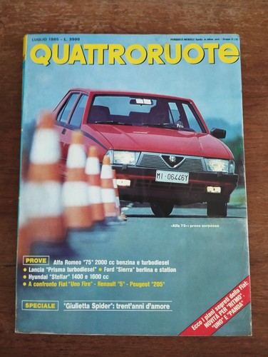 1985 quattroruote luglio - 1985, 07