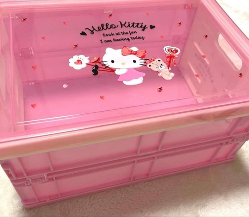 Hello kitty folding storage - kitty,