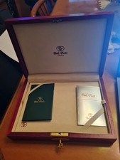 Scatola Orologio Lusso PAUL PICOT Ginevra Legno Bordeaux CHIAVE Libretti Origina