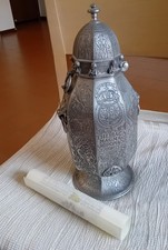 THERIACA VASO IN PELTRO 95% ESEMPLARE N. 1 DI SERIE MEDICINA  FARMACIA ALCHIMIA