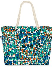 Borsa da spiaggia a pois