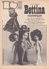 Pubblicità Sebino Bettina Mannequin originale 1973 werbung advertising