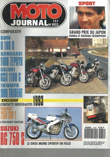Moto journal 1032 bmw r100r - moto,