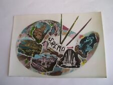 Imperia - Sanremo - spedita f. g. 1960 + tavolozza pittore