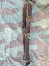 Fionda vintage in pelle per fucili da caccia, tiro e militari