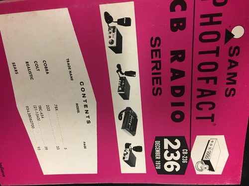 Sams radio 236 - sams, cobra