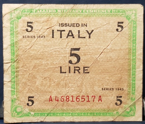 Banconota occupazione