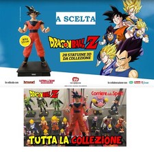 Dragon Ball Z STATUINE 3D CORRIERE SPORT 13 cm FIGURE A SCELTA