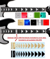 Adesivo chitarra/basso B.C.Rich Clouds intarsio - 9 colori (confezione da due) mix or match