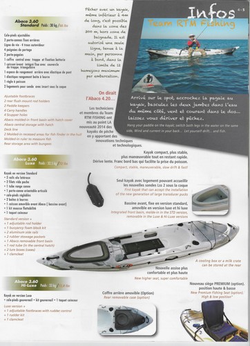 Kayak pesca rtm abaco3 60 - da,