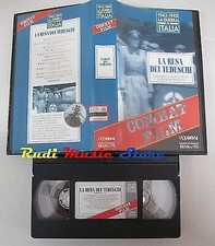 film VHS LA RESA DEI TEDESCHI COMBAT FILM LA GUERRA IN ITALIA RAI  (F176) no dvd