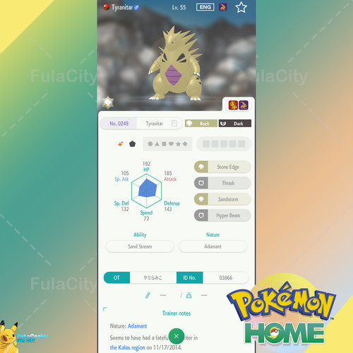 Shiny tyranitar event - ✨,
