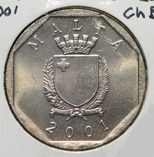 Malta 2001 cents - malta,