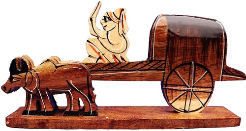 Carretto legno artigianale - in,