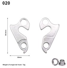 Forcellino cambio GH-022 per  MTB, E-Bike  montato su varie marche di bici