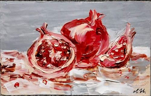 Dipinto olio natura morta - ad,