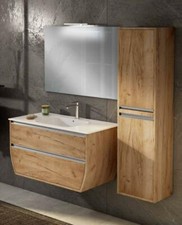 MOBILE BAGNO JOLLY 105+52 GLOBAL TRADE  CONSOLLE IN RESINA E SPECCHIO E COLONNA
