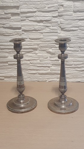 Coppia candelabri argento 800 - coppia,