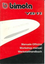COPIA MANUALE OFFICINA BIMOTA YB11 MULTILANGUAGES WORKSHOP MANUAL COPY