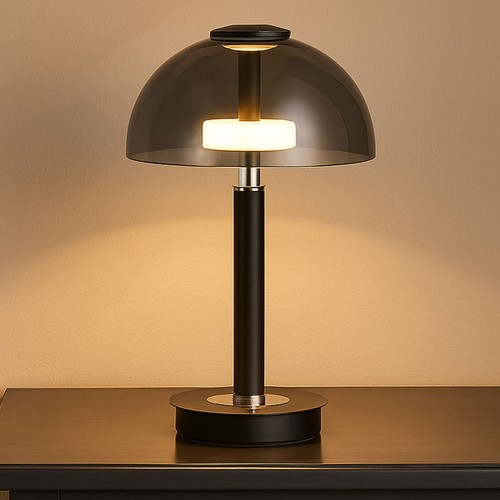 Lampada tavolo con vetro - lampada,