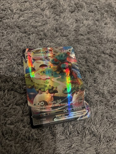 Carta pokémon holo snorlax - pokémon,