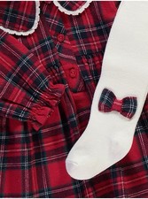 Completo vestito rosso a
