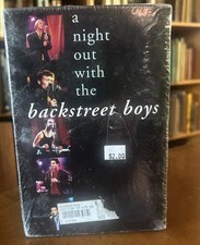 VHS TV VIVA CON CUSTODIA SIGILLATA NUOVA 1998 A NIGHT OUT WITH THE BACKSTREET BOYS CON SLIP CASE
