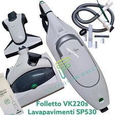 VORWERK FOLLETTO VK 220 S PULILAVA SP530 COMPLETO VORWERK GRATIS KIT ACCESSORI
