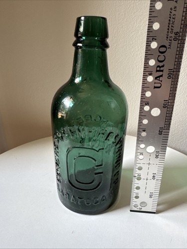 Antica bottiglia verde 1870