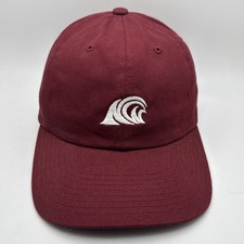Northern Wake Hat Cap Strapback Adjustable Maroon OSFM GR44