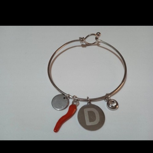 Bracciale colore argento con