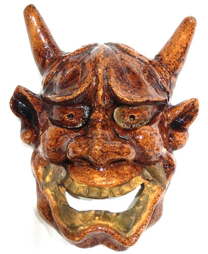 Maschera giapponese vintage