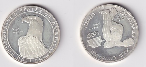 Moneta argento dollaro usa - 1,