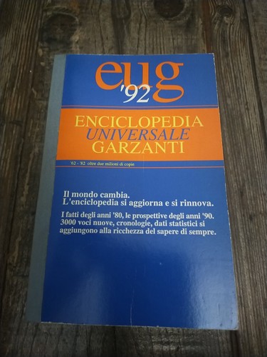 Enciclopedia universale - enciclopedia,