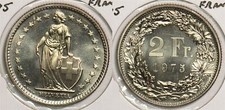 Svizzera 1975 2 Franchi